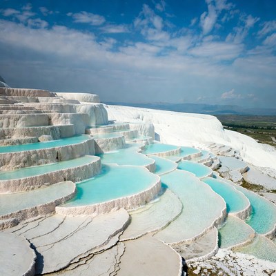 Pamukkale Travertine Terraces Turkey