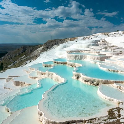 Pamukkale Travertine Terraces Turkey