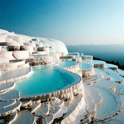 Pamukkale Travertine Terraces Turkey