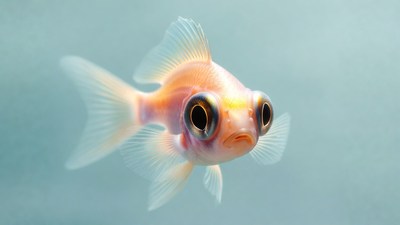 Orange Goldfish with Big Eyes