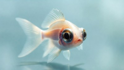 Goldfish with big eyes
