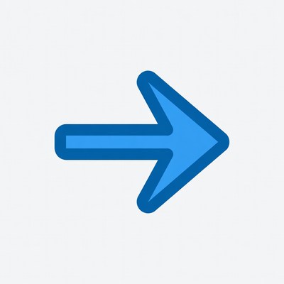 Blue right arrow icon