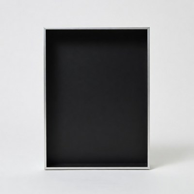 Empty Black Picture Frame