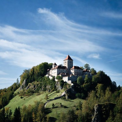 Medieval Castle on Hilltop
