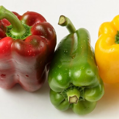 Red Green Yellow Bell Peppers