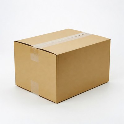 Cardboard Box with Tape