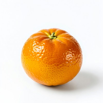 Fresh mandarin orange isolated