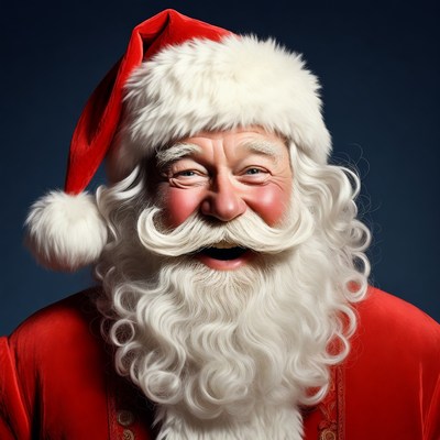 Smiling Santa Claus Portrait