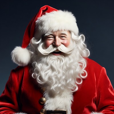 Smiling Santa Claus portrait