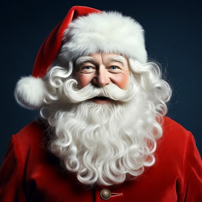 Smiling Santa Claus Portrait
