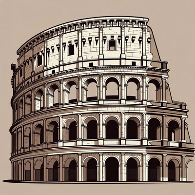 Colosseum Illustration