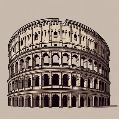 Colosseum Illustration