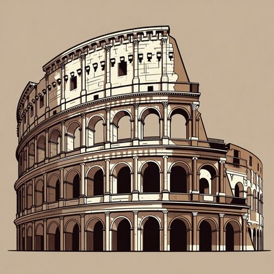 Colosseum Illustration