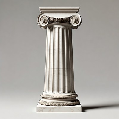 Ionic Column on Isolated Background