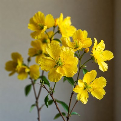 Yellow Hypericum Flowers Bouquet