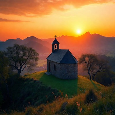 Sunset Chapel on Mountain Hill