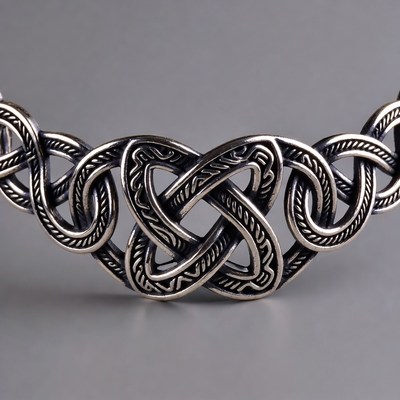 Silver Celtic Knot Necklace