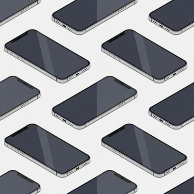 Black iPhone Pattern Background