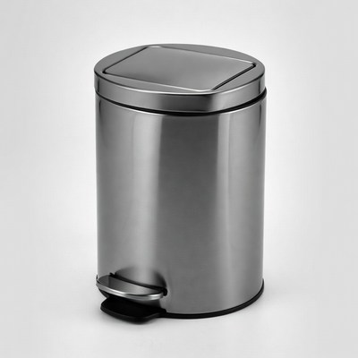 Stainless Steel Step Trash Can