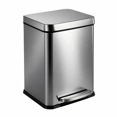 Stainless Steel Pedal Trash Can