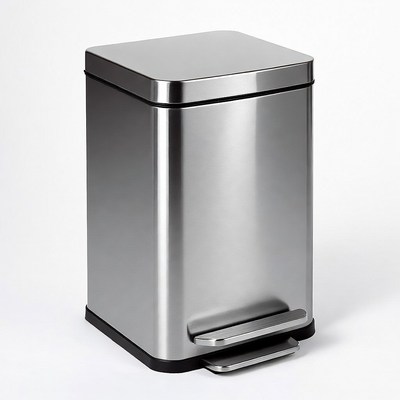 Stainless Steel Pedal Trash Can