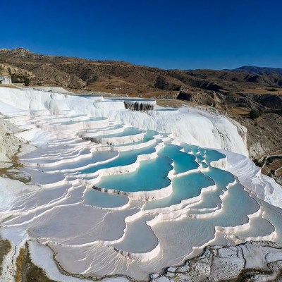 Pamukkale Travertine Terraces Turkey