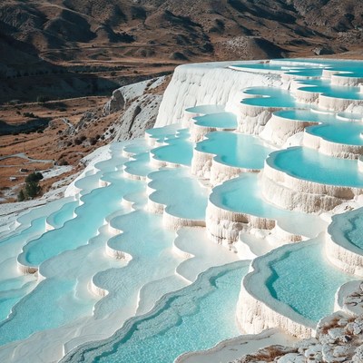 Pamukkale Travertine Terraces Turkey