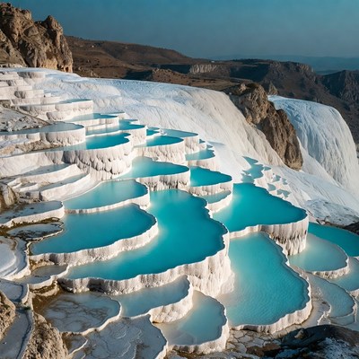 Pamukkale Travertine Terraces Turkey