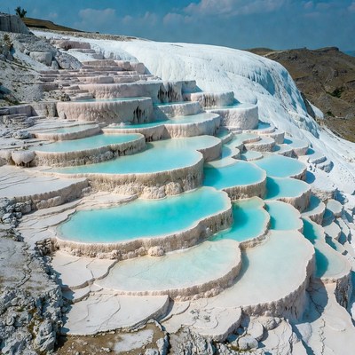 Pamukkale Travertine Terraces Turkey