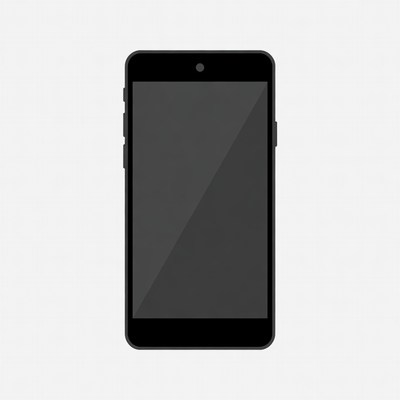 Black Smartphone Icon