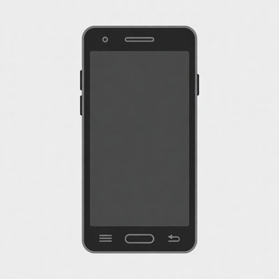 Black Smartphone Icon
