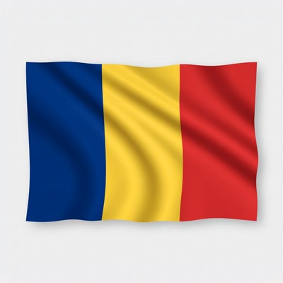 Waving Romanian Flag