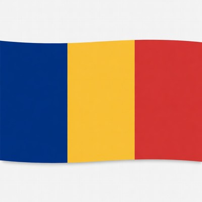 Waving Romanian Flag