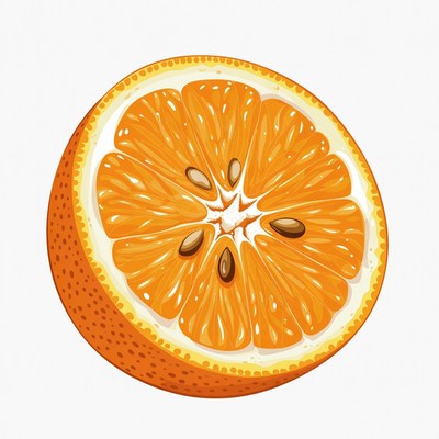 Sliced Orange Fruit