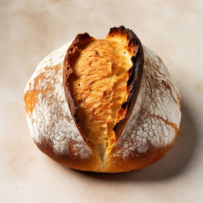 Sliced Artisan Bread Loaf