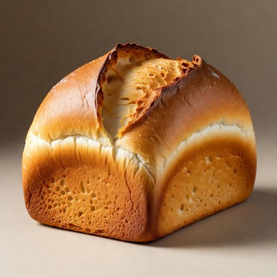 Fresh baked bread loaf