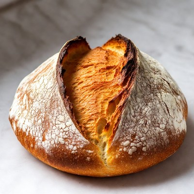 Sliced Artisan Bread Loaf