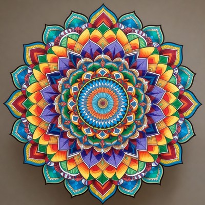 Colorful Mandala Design