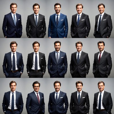 Group of Men in Suits