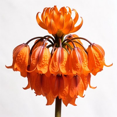 Orange Clivia Flower Cluster