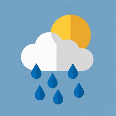 Cloudy Rainy Day with Sun