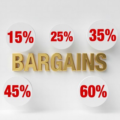 Gold BARGAINS with Discount Percentages