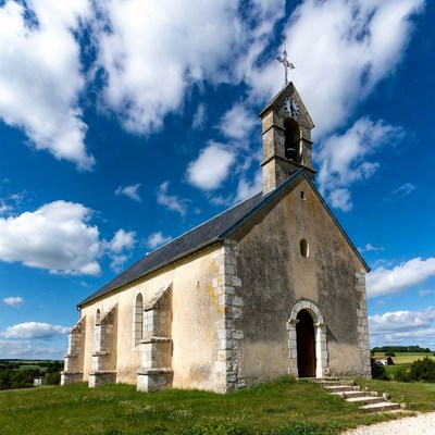 Stone Church with Bell Tower