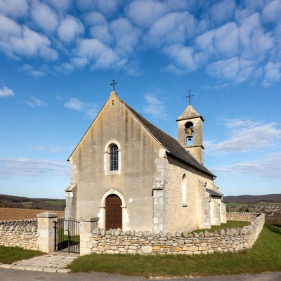 Stone Chapel with Bell Tower
