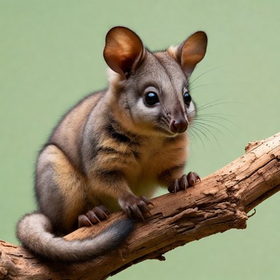 Sugar Glider on Branch