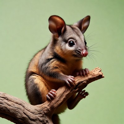 Sugar Glider on Branch