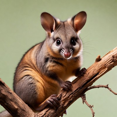 Sugar Glider on Branch