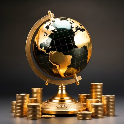 Golden Globe on Gold Coins