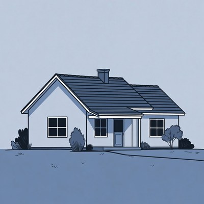 Simple White House Illustration