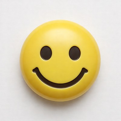 Smiling Yellow Emoji Face